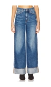 Veronica Beard Taylor High Rise Wide Leg Jeans In Rebel Stone In Rebel Stone