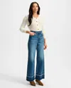 Veronica Beard Taylor Wide-leg Jean In Blue