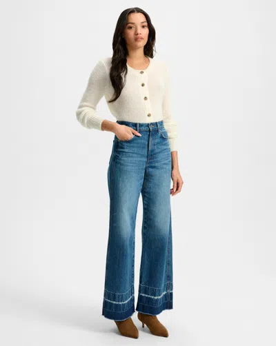 Veronica Beard Taylor Wide-leg Jean In Blue