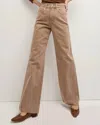 Veronica Beard Taylor Wide-leg Jean In Brown