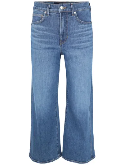Veronica Beard Taylor High-rise Wide-leg Jeans In Northern Lights