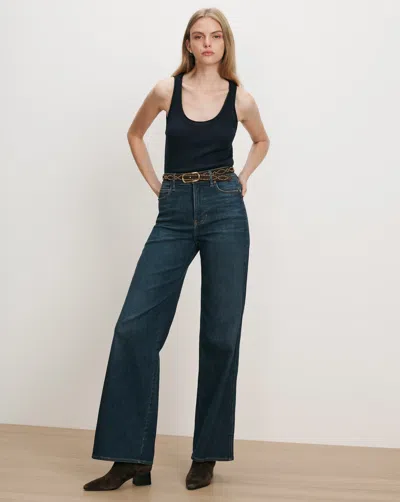 Veronica Beard Taylor Wide-leg Jean In Sweet Dream