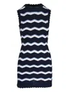 Veronica Beard Templeton Zigzag Knit Dress