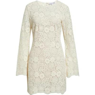 Veronica Beard Teresia Floral Lace A-line Minidress In Neutral