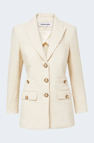 Veronica Beard Terre Dickey Jacket In Ecru In Neutral