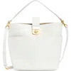 Veronica Beard The Crest Lock Leather Bucket Bag