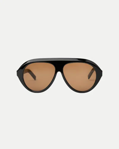Veronica Beard The Icon Aviator Sunglasses In Black