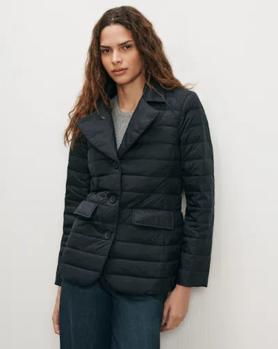 Veronica Beard The Puffer Blazer In Navy