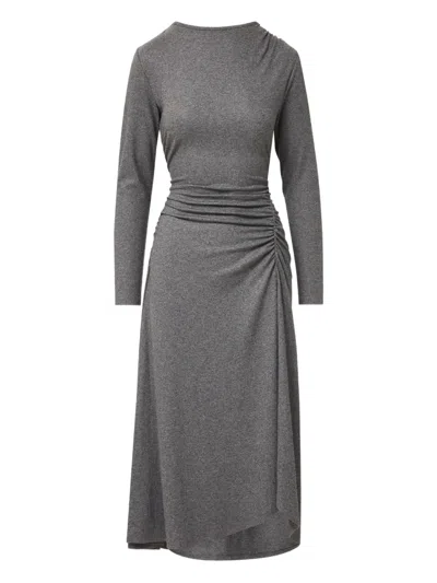 Veronica Beard Theodora Midi Dress In Gray