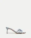Veronica Beard Tia Jelly Sandal In Blue