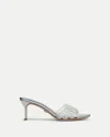 Veronica Beard Tia Jelly Sandal In Silver