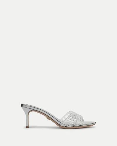 Veronica Beard Tia Jelly Sandal In Silver