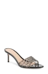 Veronica Beard Tia Jelly Slide Sandal In Smoke/black