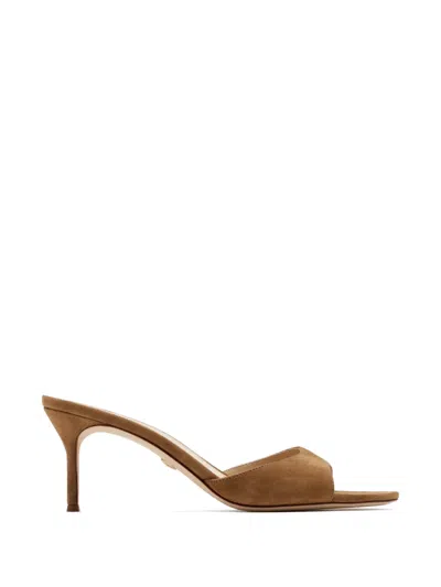 Veronica Beard Tia Mules In Brown