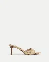Veronica Beard Tia Raffia Sandal In Brown