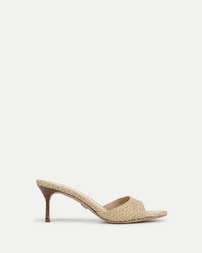 Veronica Beard Tia Raffia Sandal In Brown