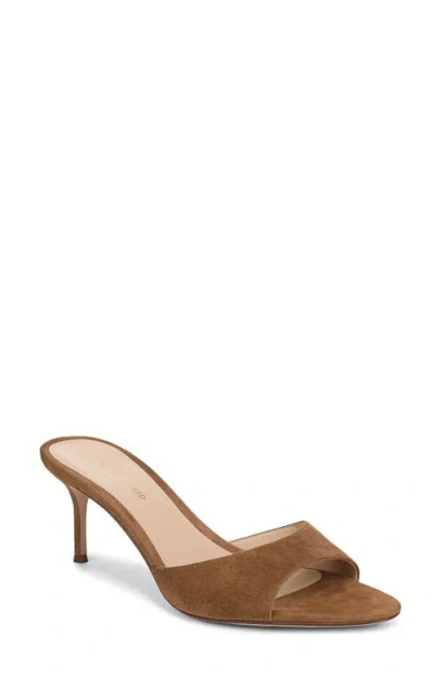 Veronica Beard Tia Slide Sandal In Brown