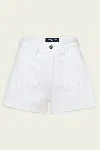 Veronica Beard Timmi Denim Short In White