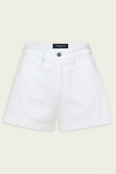 Veronica Beard Timmi Denim Short In White