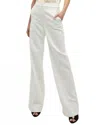 Veronica Beard Tonelli Tuxedo-stripe Pant In Off White In White