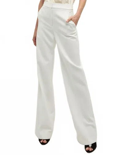 VERONICA BEARD TONELLI TUXEDO-STRIPE PANT IN OFF WHITE