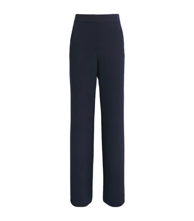 Veronica Beard Tonelli Wide-leg Trousers In Blue
