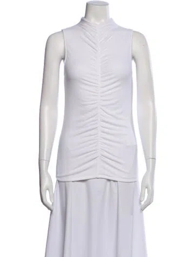 Pre-owned Veronica Beard Top In Silver