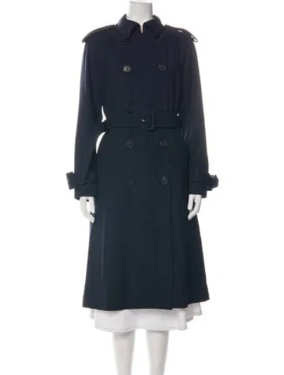 Pre-owned Veronica Beard Trench Coat In Black