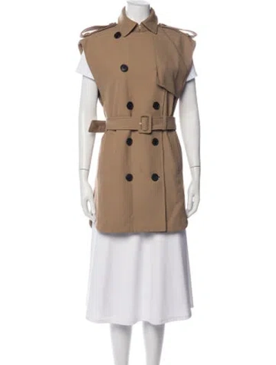 Pre-owned Veronica Beard Trench Coat In Brown