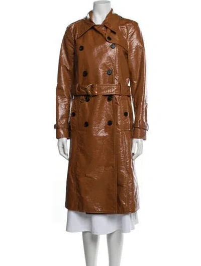 Pre-owned Veronica Beard Trench Coat In Brown