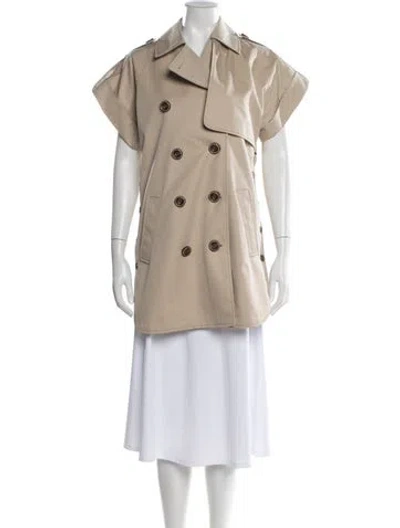 Pre-owned Veronica Beard Trench Coat In Neutral