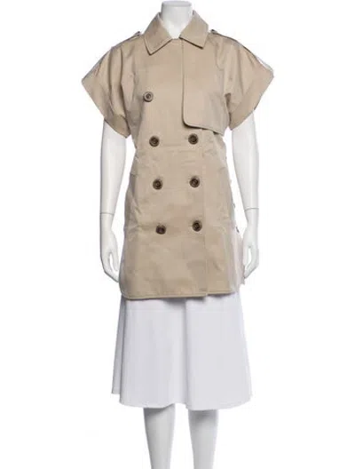Pre-owned Veronica Beard Trench Coat In Neutrals