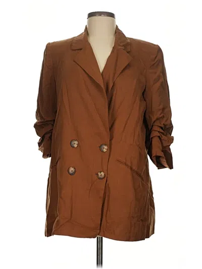 Pre-owned Veronica Beard Trenchcoat In Brown