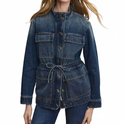 Veronica Beard Truman Denim Jacket In City Lights In Blue