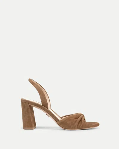 Veronica Beard Tullia Suede Slingback Sandal In Brown