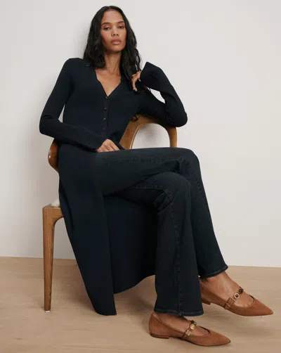 Veronica Beard Tulsi Duster Cardigan In Black