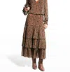 Veronica Beard Woman Midi Dress Brown Size 6 Viscose In Multi
