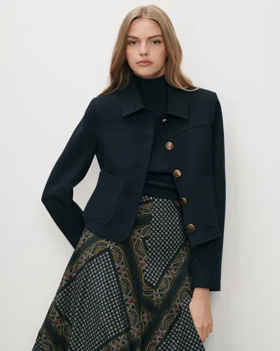 Veronica Beard Turnell Jacket In Navy