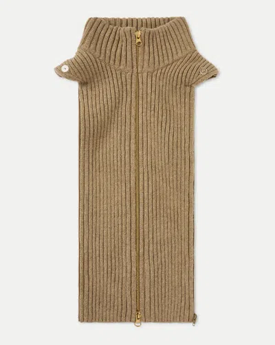 Veronica Beard Turtleneck Dickey In Desert Taupe