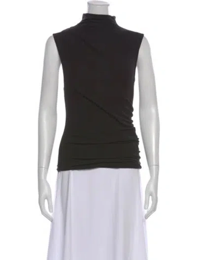 Pre-owned Veronica Beard Turtleneck Sweater In Black