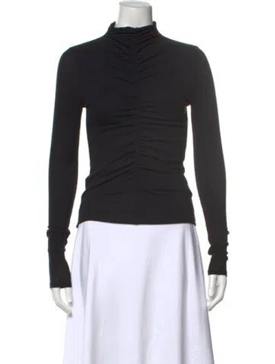 Pre-owned Veronica Beard Turtleneck Sweater In Black