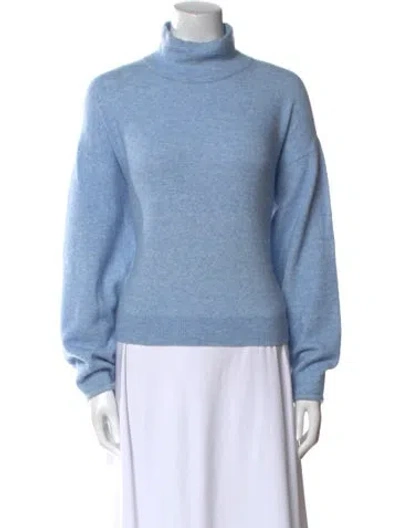 Pre-owned Veronica Beard Turtleneck Sweater In Blue