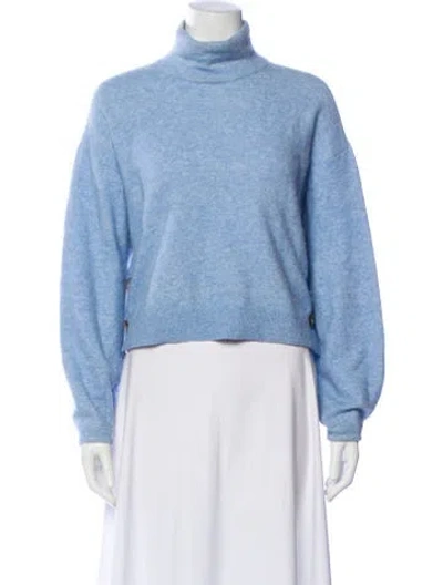 Pre-owned Veronica Beard Turtleneck Sweater In Blue