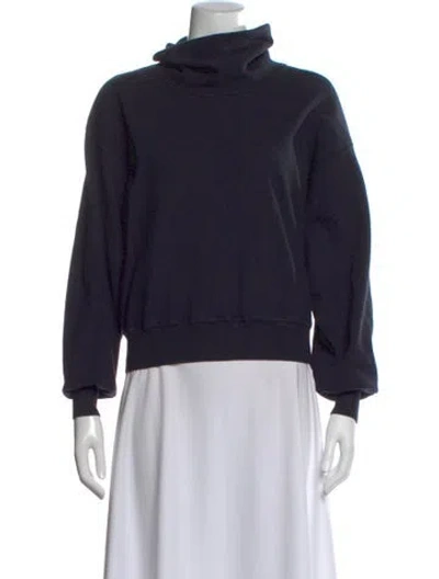 Pre-owned Veronica Beard Turtleneck Sweater In Blue