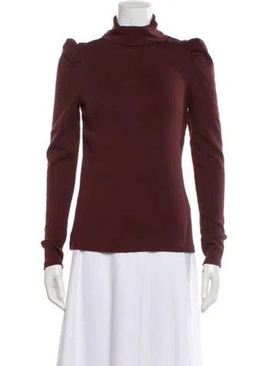 Pre-owned Veronica Beard Turtleneck Sweater In Brown