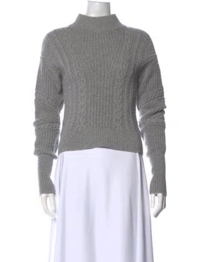 Pre-owned Veronica Beard Turtleneck Sweater In Gray