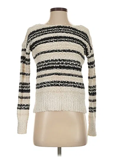 Pre-owned Veronica Beard Turtleneck Sweater In Ivory