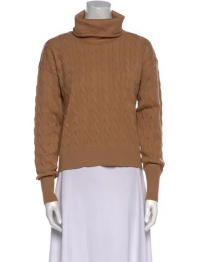 Pre-owned Veronica Beard Turtleneck Sweater In Neutral