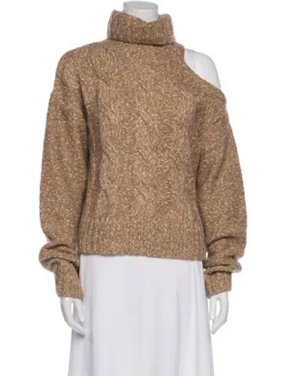 Pre-owned Veronica Beard Turtleneck Sweater In Neutral