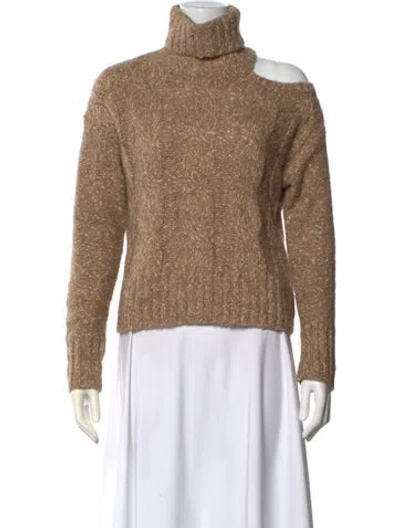 Pre-owned Veronica Beard Turtleneck Sweater In Neutral